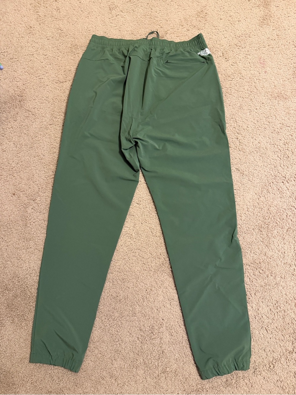 The North Face Men's Olive Green Performance Joggers with Logo - Picture 5 of 5